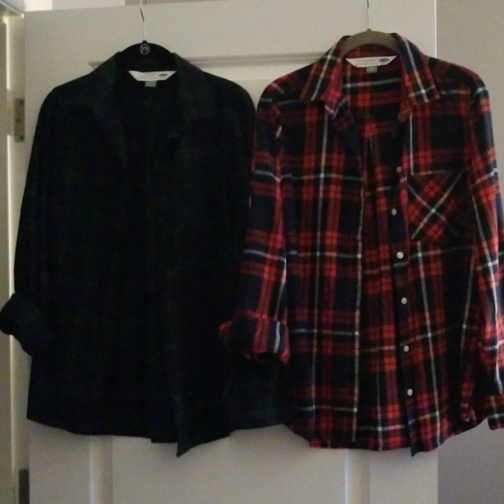 NWT Bundle of Old Navy Plaid Shirts